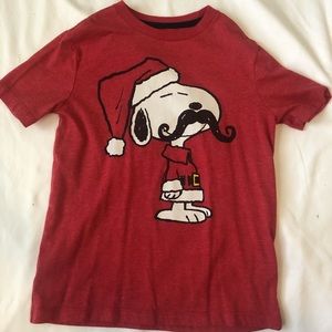Boys short sleeve old navy holiday shirt